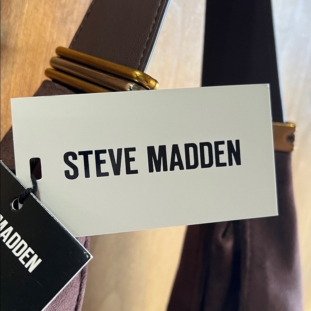 Steve Madden | Chocolate Hobo Bag w/ Extra Crossbody Bag & Strap. - Picture 3 of 14